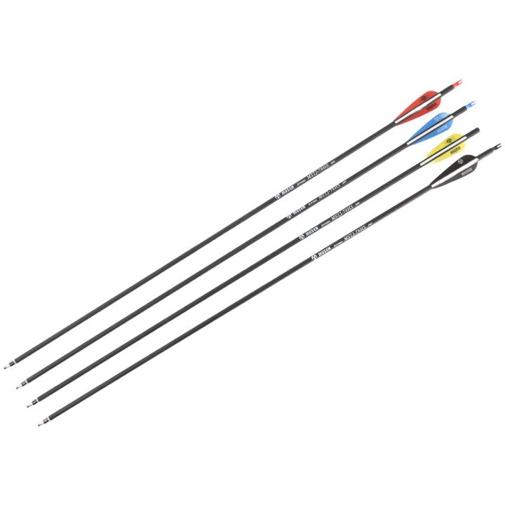 Silk Road Traders Musen MSTJ-78HS ID 6.2mm Carbon Fiber Arrows - Spine 500 - 30 Inches - Recreational Arrows - 12 Pcs