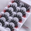 8D Makeup Lashes Volume Thick Fake Eyelashes Cosplay False Eyelashes Colored Lashes Fluffy Mink Lashes Lashes with Color. 