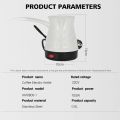 Coffee Electric Kettle Non base plastic coffee pot with detachable handle 0.5L high quality plastic and best design. 