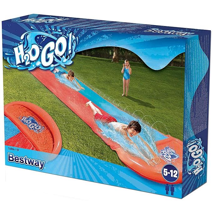 Bestway H2OGo! 18 ft Double Water Slide 52208