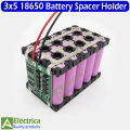 1/4 pcs 15 Cell 18650 Battery Spacer Radiating Holder Bracket 5x3 Hole  For Electric Car Bike By Electrica. 