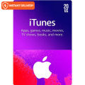iTunes Gift Card - US$ 20 Instant Email Delivery of Digital Codes. 