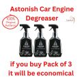 Astonish Car Engine Degreaser - 750ml (Heavy-Duty Cleaning) Auto Engine Degreaser. 