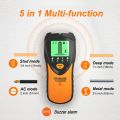 Mecurate Stud Finder Wall Scanner Sensor 5 in 1 Electronic Stud with LCD Display & Audio Alarm for Wood AC Live Wire Metal Studs Detection Joist Pipe. 