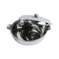 Stainless Steel Hot Pot with Sliding Steel Lid 1.9 Litre. 