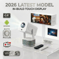 Magcubic C360 Pro Smart Projector | Touch & Pen Compatible | 4k Supported  | 350 ANSI Home Theater | Dual 5G WiFi Bluetooth Portable Projector With Auto Focus & Keystone | Voice Control Remote. 
