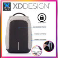 Anti Theft XD Design Genuine Bobby XL with Original BOX pack 17 Anti-Theft Laptop Backpack with USB port (Unisex bag). 