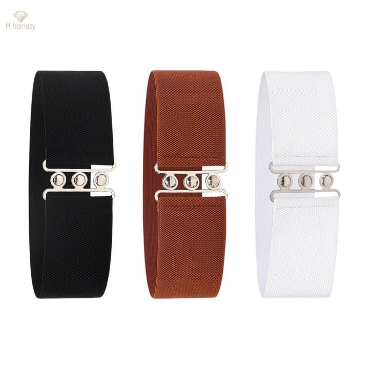 Wide%20Elastic%20Belt%20Solid%20Color%20Girdle%20Corset%20Dress%20Belt%20for%20Women%20Ladies%20Black%20-%20Image%205