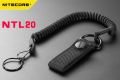 【FOOT SOFA】Nitecore NTL10 NTL20 Flashlight  Lanyard Punched Stainless Steel Ring Safety Rope For 25.4mm Diameter Lamp. 