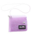 Transparent Women Purse PVC Clear Jelly Bag Mini Money Wallet Card Holder Clear Wallet Ladies Purse Wallet Jelly Card Holder. 