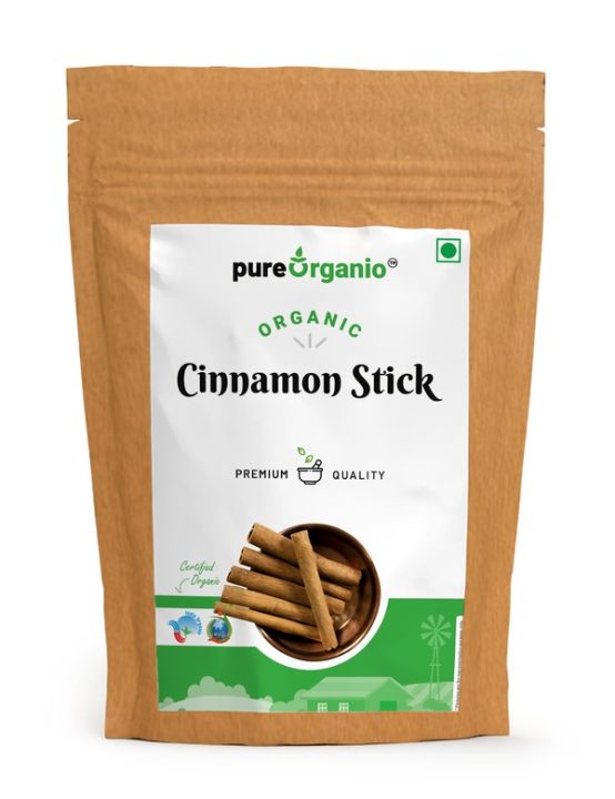 Pure Organio Organic Dalchini (Cinnamon Stick) 100gm