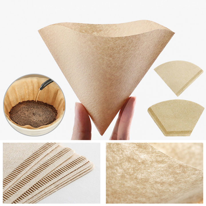 40 Pcs/Bag Coffee Filter Cup Special Coffee Filter Paper Coffee Filter Papers Unbleached Drip Paper Mocha Pot Strainer Sheet