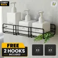 Multipurpose Bathroom Accessories shelf Wall Mounted Organizer Shampoo Storage Rack holder. 