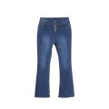 OIMG Womens Vintage High Waist Flared Bell Bottom Jeans Trendy Light Denim Pants. 