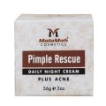 Malamah Dr Blush Pimple Rescue Daily Night Cream AntiAcnes & Anti Pimple Cream (4 DAYS EFFECTIVE) 56g. 