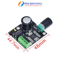 PAM8610 DUAL CHANNEL DC 12V 15W X 2 CLASS D HD DIGITAL AUDIO STEREO HIGH POWER AMPLIFIER BOARD with Dimmer 15W+15W 2-CH STEREO CLASS D DIGITAL AMPLIFIER BOARD. 