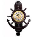 Ship Anchor Steering pendulum Style Wall Clock. 