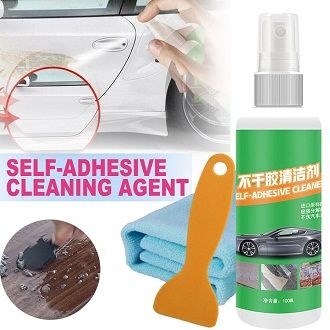 Quick Adhesive Remover Sticky Residue Removal Sticker Glue Car Glass Label Cleaner