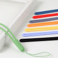 Sroof Colorful Silicone Phone Lanyard Elastic Work Card Key U Disk Water Cup Soft Rope Universal. 