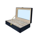 KADEMAN Original PU Leather Display Collection Storage 12 Grids Watch Box Gift Set Holder Box. 