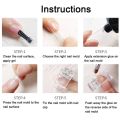 7 Piece Poly Gel Set Nail Art Quick Nail Extension Kit for Manicure All in 1. 