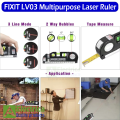 Laser Level Multipurpose Line Laser Leveler Tool Cross Line Lasers With 8FT 2.5M Standard Measure Tape and Metric Rulers by Electrica. 