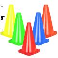 9 inch SNK Agility Training Cone Triangular Plastic Sports Cone, Football Training Marker Cone, Parent-Child Games, School Games Sports Equipment, 9 Inch Sports Cones, Basketball Cones, Traffic Training Cones, Agility Field Marker Cones for Soccer Footbal. 