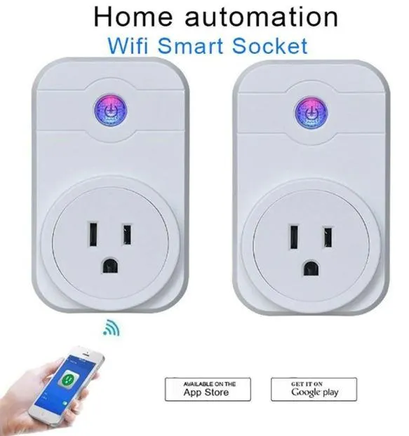 Smart Socket Scheduler Wifi Smart Plug Wireless Switch Socket Remote Control On Off and Time ...