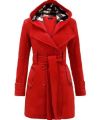 Elegant Check Hooded Style Trench Winter Coat For Women/Girls (Biggest Discount Offer 11.11). 