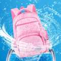 Water Proof Korean Style Cute Backpack for Kids Girls School bag 7 to 10 years old, 1-2-3 Grade Primary School Students Ultralight Spinal Burden Bag Pack. 