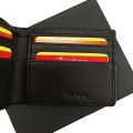 Pocket Size Black Stylish Leather Wallet. 
