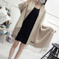 Women Cashmere Blend Wool Solid Pashmina Scarf Wraps Warm Blanket Shawl Scarves. 