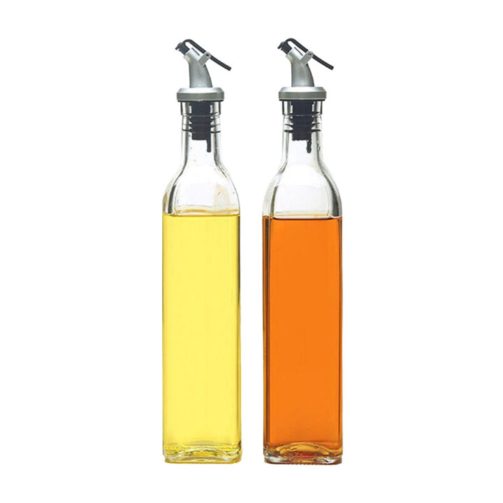 Vinegar Pourer Dispenser Glass Bottle Kitchen Cooking 500ML