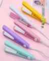 Travel Mini Hair Flat Iron Ceramic Plate Hair Straightener and Straightner , Mini hair straightener ,mini hair dryer ,mini hair curler , mini hair crimper , mini hair straightener and curler. 