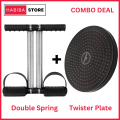 Tummy Trimmer Double Spring & Twister Plate Disc High Quality Weight Loss Machine For Home Gym. 