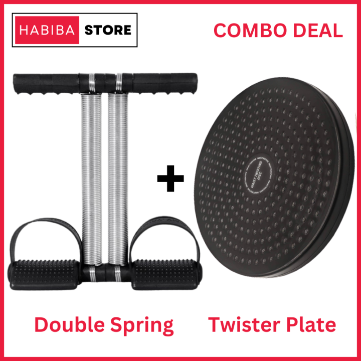 Tummy Trimmer Double Spring & Twister Plate Disc High Quality Weight Loss Machine For Home Gym