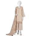 Junaid Jamshed Baby Pink Lawn 3 Piece Unstitched Suit for Women JLAWN-S-23-063 Pink Blush. 