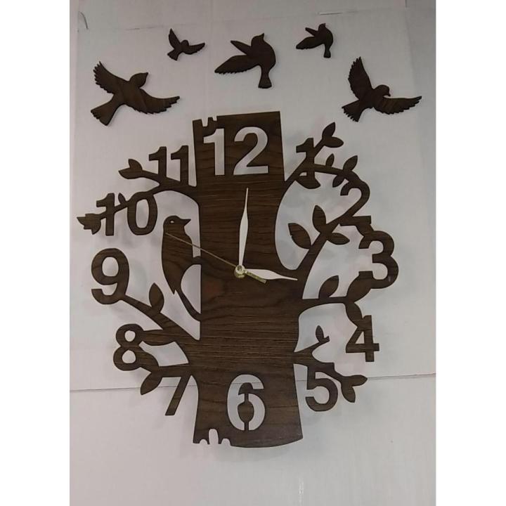 Tree Shape Wall Clock Real 3D Diy Wall Watches Living Room Home Decoration - Clocks - Wall Clock - Tree Design Clock, original picture attach