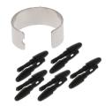 Poppies Muoe Passive Graphic Drawing Pad Pen Nibs for XP-Pen H640P VEIKK A30 A50 Tablet Digital Pen Tips , 10-Pack Black. 