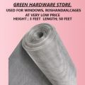Stainless steel wire mesh (jali) for windows height 3 feet length 50 feet. 
