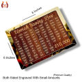 Mister Traders Brand Acrylic Golden Umrah Saving Wooden Box I Umrah Saving Box I Saving Box I Wooden Money Box I Money Saving Box I Gift Box I Money Box I Umrah Box I Umrah Money Saving Box I Umrah Money Box I Umrah Saving Box I Umrah. 