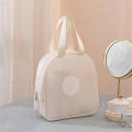 Material Makeup Bag Lightweight Semi-Transparent Waterproof Toiletry Pouch Mesh Divider Handled Travel Organizer for Travel. 
