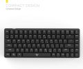 DREVO Excalibur Cherry MX Black TKL 84 Key Mechanical Gaming Keyboard Full Metal USB Typ C Wired with Suspended Keycap Black. 