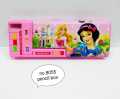 DAYTOUCH Barbie Style Multi-Compartment Pencil Case for girls  - High Capacity for Students – with builtin sharpner – double sided - Magnetic Closure. 
