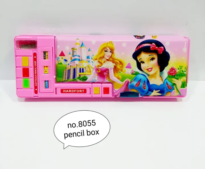 DAYTOUCH%20Barbie%20Style%20Multi-Compartment%20Pencil%20Case%20for%20girls%20%20-%20High%20Capacity%20for%20Students%20%E2%80%93%20with%20builtin%20sharpner%20%E2%80%93%20double%20sided%20-%20Magnetic%20Closure%20-%20Image%202
