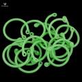 16 Pieces Plastic Circle Rings Handcrafts Openable Rings Suit Notebook, Journal, Diary, Loose Leaf. 