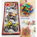 Extreme Sports Bikes Play Set For Kids ( Free 1000 Pcs Multi Colored Orbeez Balls) Bike Toys for Kids. 