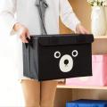 Cartoon Panda Printed Foldable Storage Bins Quilt Basket Kid Toys Organizer torage Boxes Cabinet Wardrobe Storage Bags. 