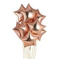 1pc Star Shaped Foil Balloons - 18 inches for Wedding, Anniversary , Engagement or Birthday Parties. 