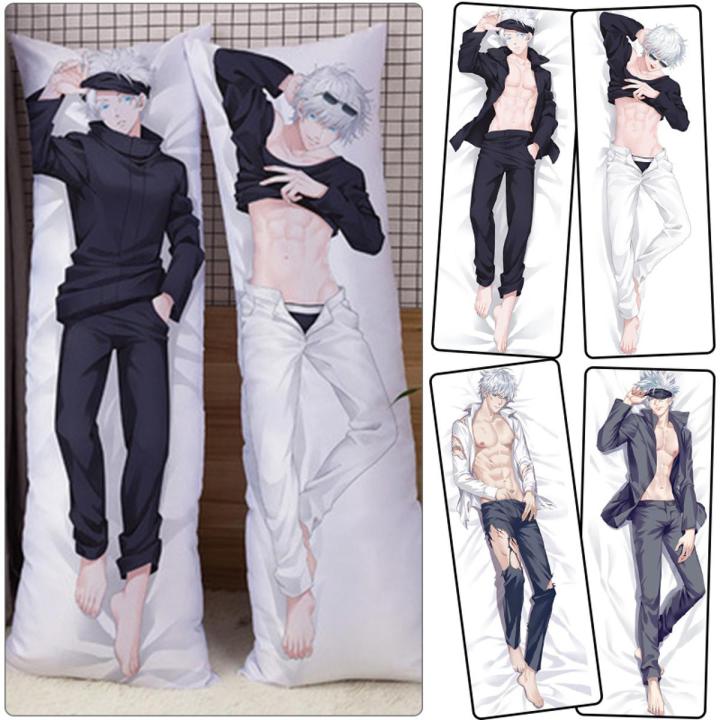Anime Jujutsu Kaisen Dakimakura Gojo Satoru Fushiguro Megumi Pillows Character Body Pillow Otaku Pilow Cover animé body pillow